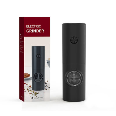 품질  Black Electric Pepper Grinder With Easy Refill ABS Stainless Steel 70ml Capacity 공장